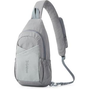 imageG4Free Sling Bag Casual Chest Shoulder Handbag Crossbody Backpack for Men with Front Pocket BlackGray