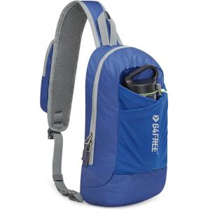 imageG4Free Sling Bag RFID Blocking Lightweight Crossbody Backpack Chest Shoulder Bag for Travel Sports RunningBlue
