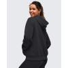 imageG4Free Smoofit Modal Soft Womens Full Zip Hoodies Loose Fit Casual Jackets with PocketsBlack