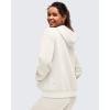 imageG4Free Smoofit Modal Soft Womens Full Zip Hoodies Loose Fit Casual Jackets with PocketsIvory