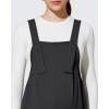 imageG4Free ShiftReady Maternity Jumpsuit Adjustable Strap Overalls Pregnancy Wide Leg Pants with PocketsBlack