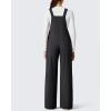 imageG4Free ShiftReady Maternity Jumpsuit Adjustable Strap Overalls Pregnancy Wide Leg Pants with PocketsBlack
