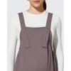 imageG4Free ShiftReady Maternity Jumpsuit Adjustable Strap Overalls Pregnancy Wide Leg Pants with PocketsTaupe