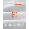 imageG4Free Flurrylux Cotton Fleece Lined Joggers Women Elastic Waist Sweatpants with Pockets Casual Lounge PantsLight Heather