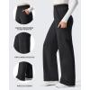imageG4Free Flurrylux Womens Cargo Fleece Lined Sweatpants Cotton Baggy Wide Leg Pants with Pockets LoungeBlack