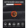 imageG4Free Flurrylux Womens Cargo Fleece Lined Sweatpants Cotton Baggy Wide Leg Pants with Pockets LoungeBlack