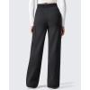 imageG4Free Flurrylux Womens Cargo Fleece Lined Sweatpants Cotton Baggy Wide Leg Pants with Pockets LoungeBlack