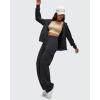 imageG4Free Smoofit Modal Soft Wide Leg Cargo Sweatpants for Women Drawstring Casual Pants with PocketsBlack