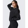 imageG4Free Smoofit Modal Soft Womens Fleece Hoodies Long Sleeve Pullover Casual Sweatshirts with PocketsBlack