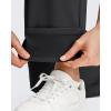 imageG4Free Womens Fleece Lined Straight Leg Pants Winter Thermal Work Trousers with PocketsBlack