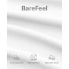 imageG4Free Barefeel Built in Bra Workout Tops for Women Removable Pads Longline Sport Bras Racerback Athletic Tank Yoga GymWhite