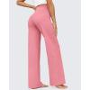 imageG4Free EverGoing Wide Leg Pants for Women Yoga Pants High Waist Sweatpants with Pockets Stretch Lounge Pants Comfy WorkoutPink