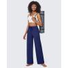 imageG4Free EverGoing Wide Leg Pants for Women Yoga Pants High Waist Sweatpants with Pockets Stretch Lounge Pants Comfy WorkoutRoyal Blue