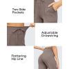 imageG4Free EverGoing Wide Leg Pants for Women Yoga Pants High Waist Sweatpants with Pockets Stretch Lounge Pants Comfy WorkoutTaupe