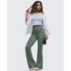 imageG4Free BareFeel Flare Yoga Pants Women High Waisted Bootcut Leggings with Pockets Dress Work Pant PetiteRegularTallGray Sage