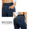 imageG4Free Jeggings for Women Flare Yoga Pants High Waisted Bootcut Yoga Leggings Workout Bootleg 4 Way Stretch NavyS31quot