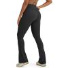 imageG4Free BareFeel Yoga Pants Women High Waisted Flare Leggings Soft Bootcut Wide Leg Flared Pants 29quot31quot33quotBlack