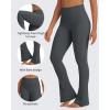 imageG4Free BareFeel Yoga Pants Women High Waisted Flare Leggings Soft Bootcut Wide Leg Flared Pants 29quot31quot33quotDark Grey