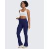 imageG4Free BareFeel Yoga Pants Women High Waisted Flare Leggings Soft Bootcut Wide Leg Flared Pants 29quot31quot33quotNavy