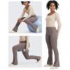 imageG4Free BareFeel Yoga Pants Women High Waisted Flare Leggings Soft Bootcut Wide Leg Flared Pants 29quot31quot33quotTaupe