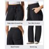 imageG4Free Flurrylux Fleece Lined Baggy Barrel Sweatpants Cotton Wide Leg Lounge Pants with PocketsBlack