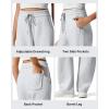 imageG4Free Flurrylux Fleece Lined Baggy Barrel Sweatpants Cotton Wide Leg Lounge Pants with PocketsLight Heather
