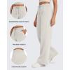 imageG4Free Flurrylux Fleece Lined Sweatpants Women Cotton Wide Leg Pants with Pockets Lounge CasualDusty Taupe