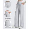 imageG4Free Flurrylux Fleece Lined Sweatpants Women Cotton Wide Leg Pants with Pockets Lounge CasualLight Heather