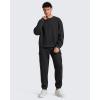 imageG4Free Flurrylux Mens Fleece Lined Sweatshirts Crewneck Pullover Long Sleeve Cotton Warm Fall Casual Relxed Fit TopsBlack