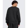 imageG4Free Flurrylux Mens Fleece Lined Sweatshirts Crewneck Pullover Long Sleeve Cotton Warm Fall Casual Relxed Fit TopsBlack