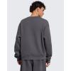 imageG4Free Flurrylux Mens Fleece Lined Sweatshirts Crewneck Pullover Long Sleeve Cotton Warm Fall Casual Relxed Fit TopsDark Gray