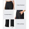 imageG4Free Flurrylux Womens Fleece Lined Wide Leg Sweatpants Cotton Thermal Warm Lounge Pants Winter CasualBlack