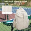 imageG4Free 20L Pickleball Bag for Women Pickleball Paddle Backpack with Fence Hook Work Travle Bag with 15quot Laptop CompartmentBlackBeige