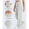 imageG4Free EverGoing Wide Leg Pants for Women High Waisted Yoga Pants with Pockets Stretch Casual Lounge PantsLight Gray