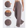 imageG4Free EverGoing Wide Leg Pants for Women High Waisted Yoga Pants with Pockets Stretch Casual Lounge PantsTaupe