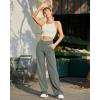 imageG4Free EverGoing Wide Leg Pants for Women Loose Yoga Pants with Pockets PetiteRegularTall Stretch Casual Lounge PantsGrey Sage
