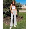 imageG4Free EverGoing Wide Leg Pants for Women Loose Yoga Pants with Pockets PetiteRegularTall Stretch Casual Lounge PantsLight Grey