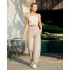 imageG4Free EverGoing Wide Leg Pants for Women Loose Yoga Pants with Pockets PetiteRegularTall Stretch Casual Lounge PantsLight Khaki