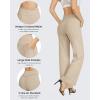 imageG4Free EverGoing Wide Leg Pants for Women Loose Yoga Pants with Pockets PetiteRegularTall Stretch Casual Lounge PantsLight Khaki