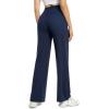 imageG4Free EverGoing Wide Leg Pants for Women Loose Yoga Pants with Pockets PetiteRegularTall Stretch Casual Lounge PantsNavy Heather