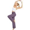 imageG4Free EverGoing Wide Leg Pants for Women Loose Yoga Pants with Pockets PetiteRegularTall Stretch Casual Lounge PantsPotent Purple