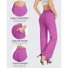 imageG4Free EverGoing Wide Leg Pants for Women Loose Yoga Pants with Pockets PetiteRegularTall Stretch Casual Lounge PantsRaspberry Purple