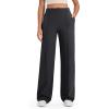 imageG4Free EverGoing Wide Leg Pants for Women High Waisted Yoga Pants with Pockets Stretch Casual Lounge PantsBlack