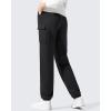 imageG4Free Flurrylux Joggers for Women Fleece Lined Sweatpants Cotton Cargo Pants Winter ScrubsBlack
