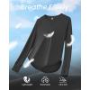 imageG4Free Womens Long Sleeve Workout Tops Sun Shirts LightweightBlack