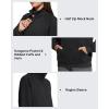 imageG4Free Flurrylux Womens Mock Neck Sweatshirt Half Zip Hoodie Cotton Fleece Pullover WinterBlack