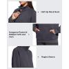 imageG4Free Flurrylux Womens Mock Neck Sweatshirt Half Zip Hoodie Cotton Fleece Pullover WinterDark Gray
