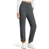 imageG4Free Barefeel Fleece Lined Pants Women High Waist Sweatpants with Pockets Warm Pants for Casual Work WorkoutDark Gray