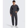 imageG4Free Flurrylux Men Fleece Lined Sweatpants Drawstring Cotton Warm Straight Leg Casual Track Pants with PocketsDark Gray