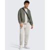imageG4Free Flurrylux Men Fleece Lined Sweatpants Drawstring Cotton Warm Straight Leg Casual Track Pants with PocketsDusty Taupe